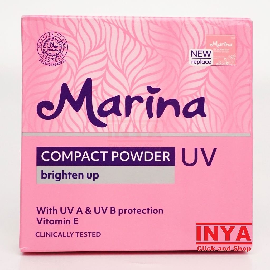 BEDAK MARINA COMPACT POWDER UV 03 PEACH 12gr - Bedak Padat