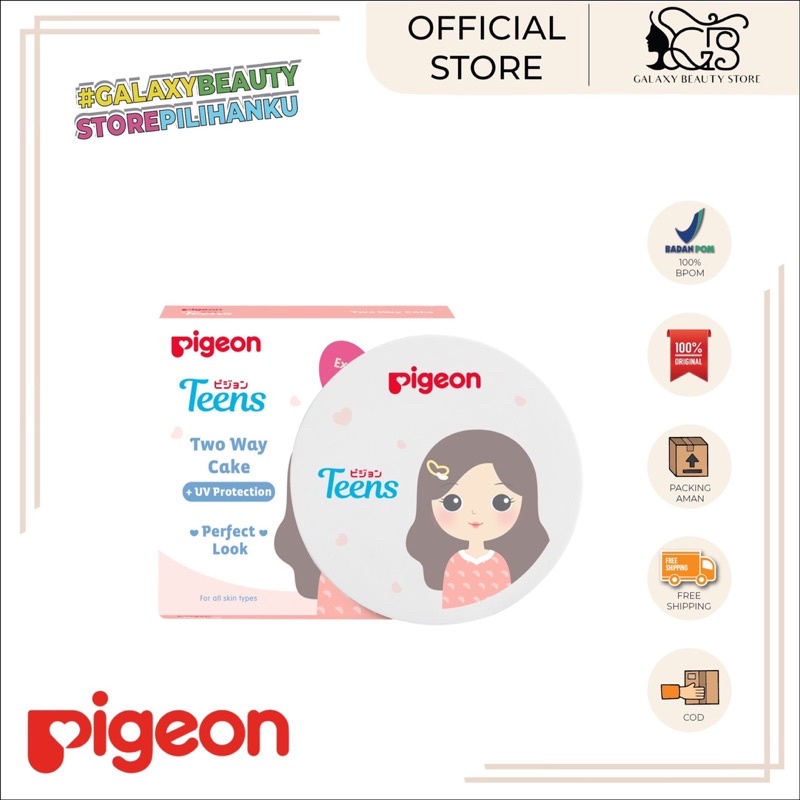 PIGEON TEENS TWO WAY CAKE / BEDAK PADAT REMAJA / PIGEON BEDAK PADAT