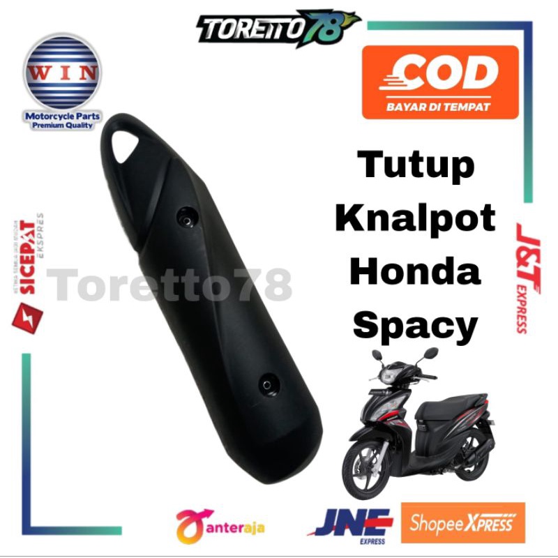 Tameng Knalpot Tutup Knalpot Honda Spacy Merk Win