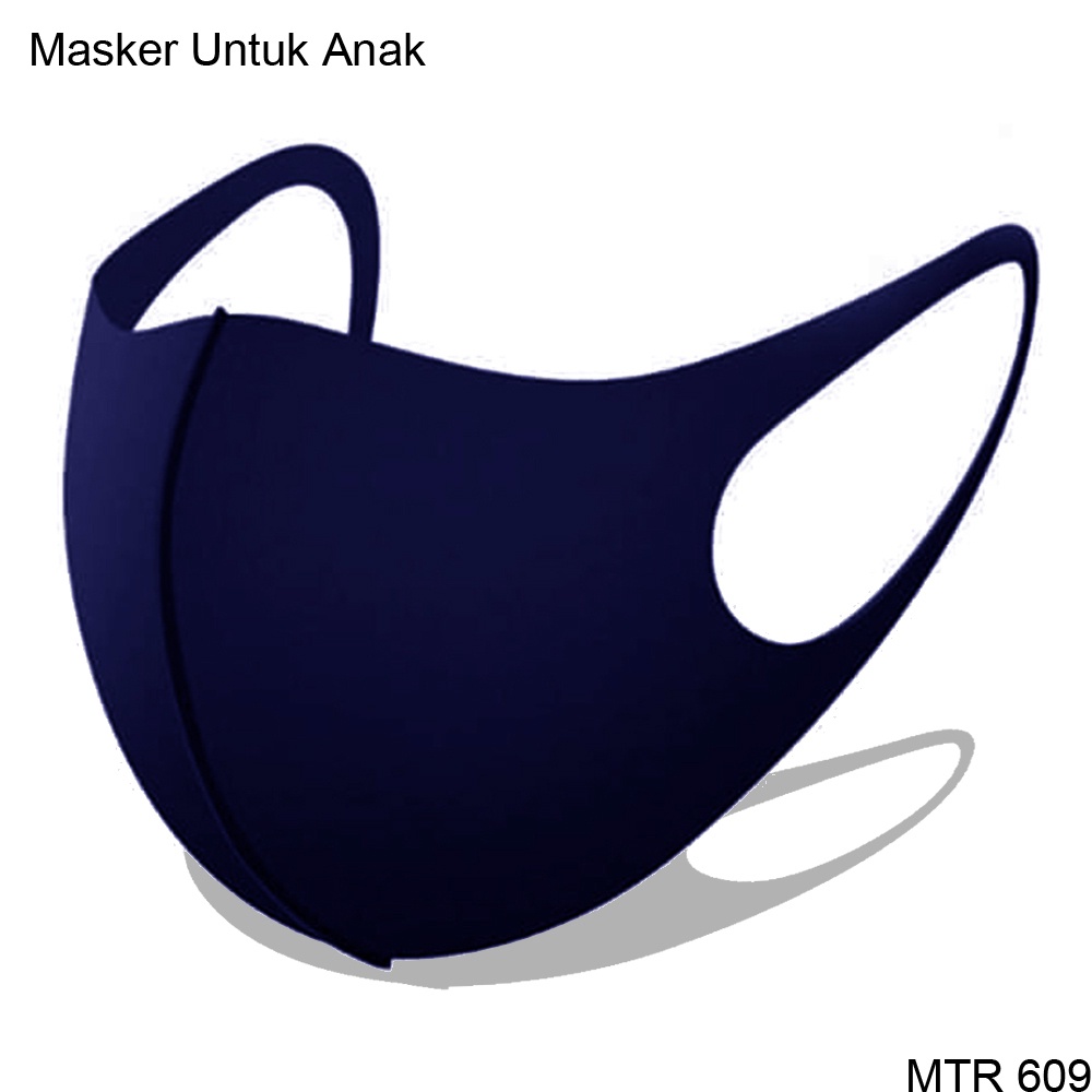 Masker Untuk Anak Kecil Kain Scuba Polos - MTR 630