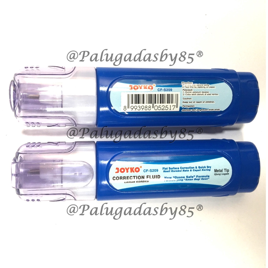 

(1 Biji) Correction Fluid JOYKO CF-S209 / Tipe X Joyko CF-S209 / Joyko Correction Fluid / Cairan Koreksi Penghapus Cair Joyko CF-S209
