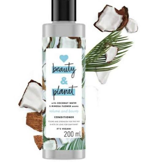 Pesan Saja--conditioner love beauty and planet 200ml varian volume and bounty,smooth and serene,bloo