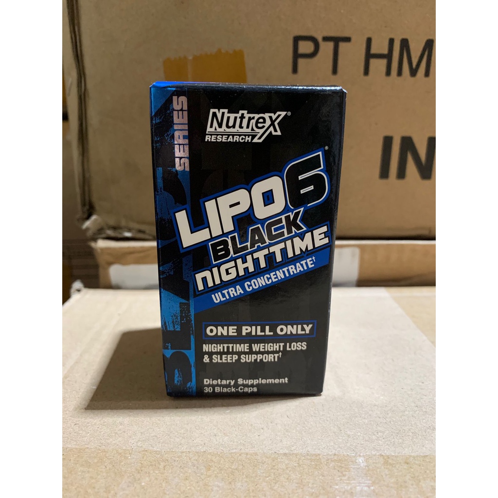 Nutrex Lipo 6 Black Night Time Ultra Concentrate 30 Caps