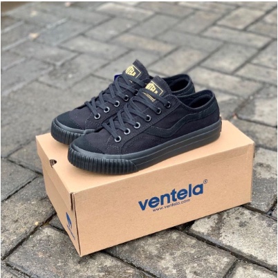 Jual Ventela Public Suede All Black Shopee Indonesia