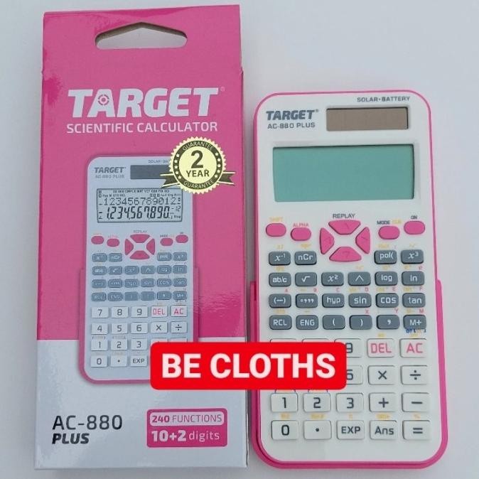 

PROMO TARGET AC-880 PLUS KALKULATOR ILMIAH KULIAH SEKOLAH AC880 LIKE #ORIGINAL