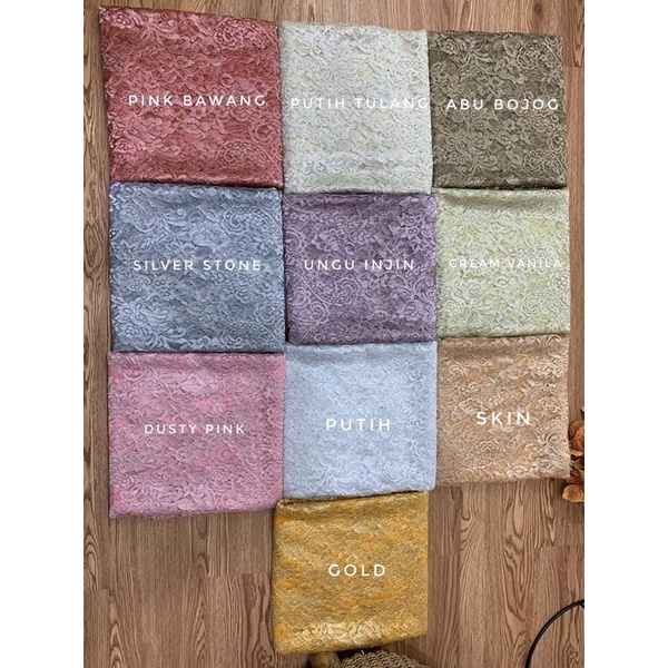 Yukakebaya || Metalik Laminate Ysl muat 1 Kebaya