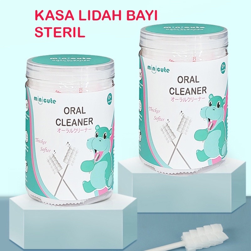 Oral Soft cotton Cleaner / Kasa Steril Cotton Lidah Bayi Higienis Tebal dan Lembut Pembersih Gigi Gu
