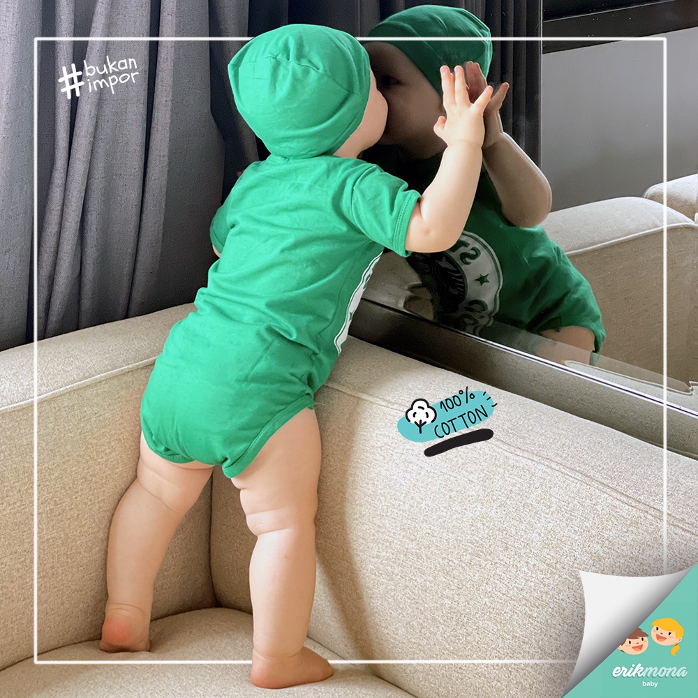 ❤️ jumper bayi starbucks baju bayi lucu baju anak ❤️