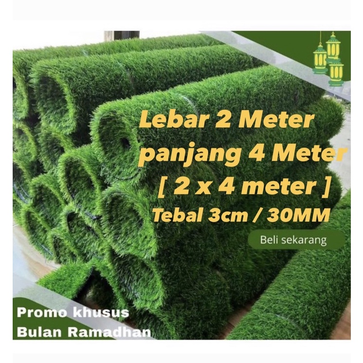 Rumput sintetis swiss premium 3cm 2x4 Meter /rumput sintetis murah /rumput sintetis meteran