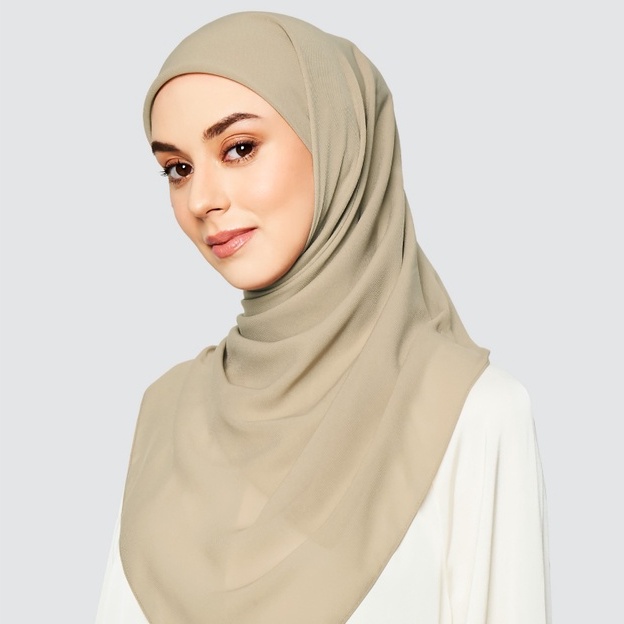 HIJAB PASHMINA SEGIEMPAT by NAELOFAR