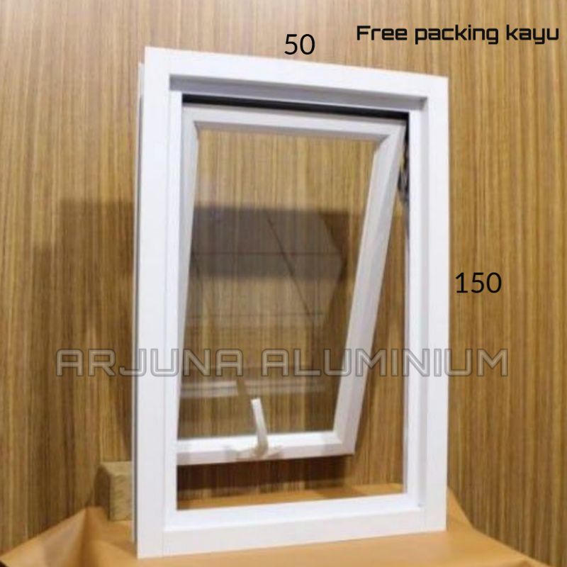 Jendela Aluminium Casement 1Set 150x50