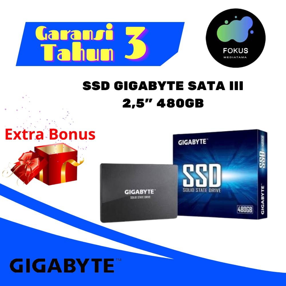 GIGABYTE SSD 480GB SATA III 2.5&quot;