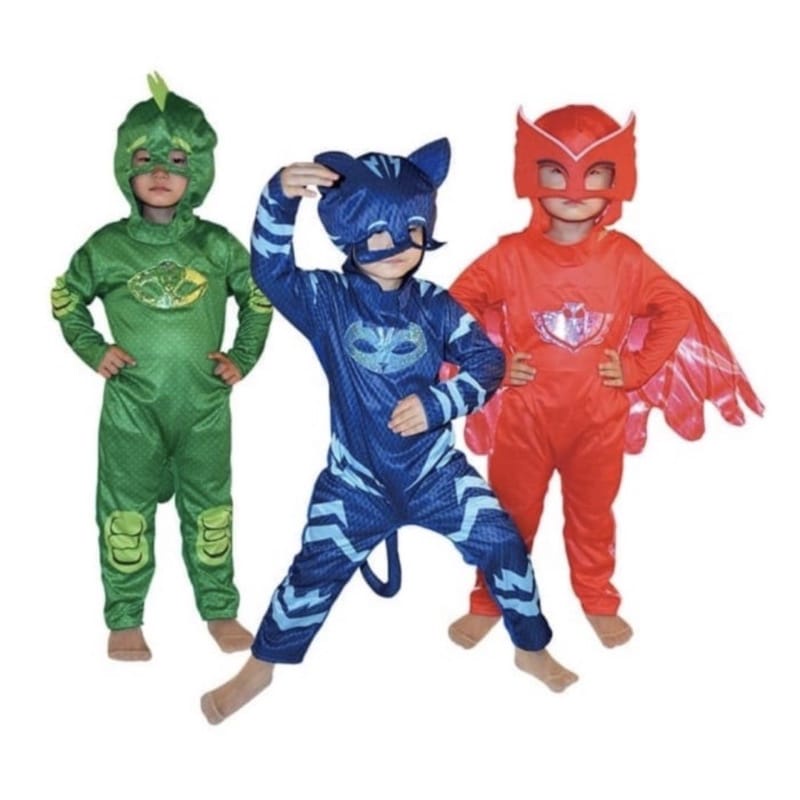 Kostum Baju Gekko/Cat PJ Mask/Pjmask/Pjmasks Costume Anak