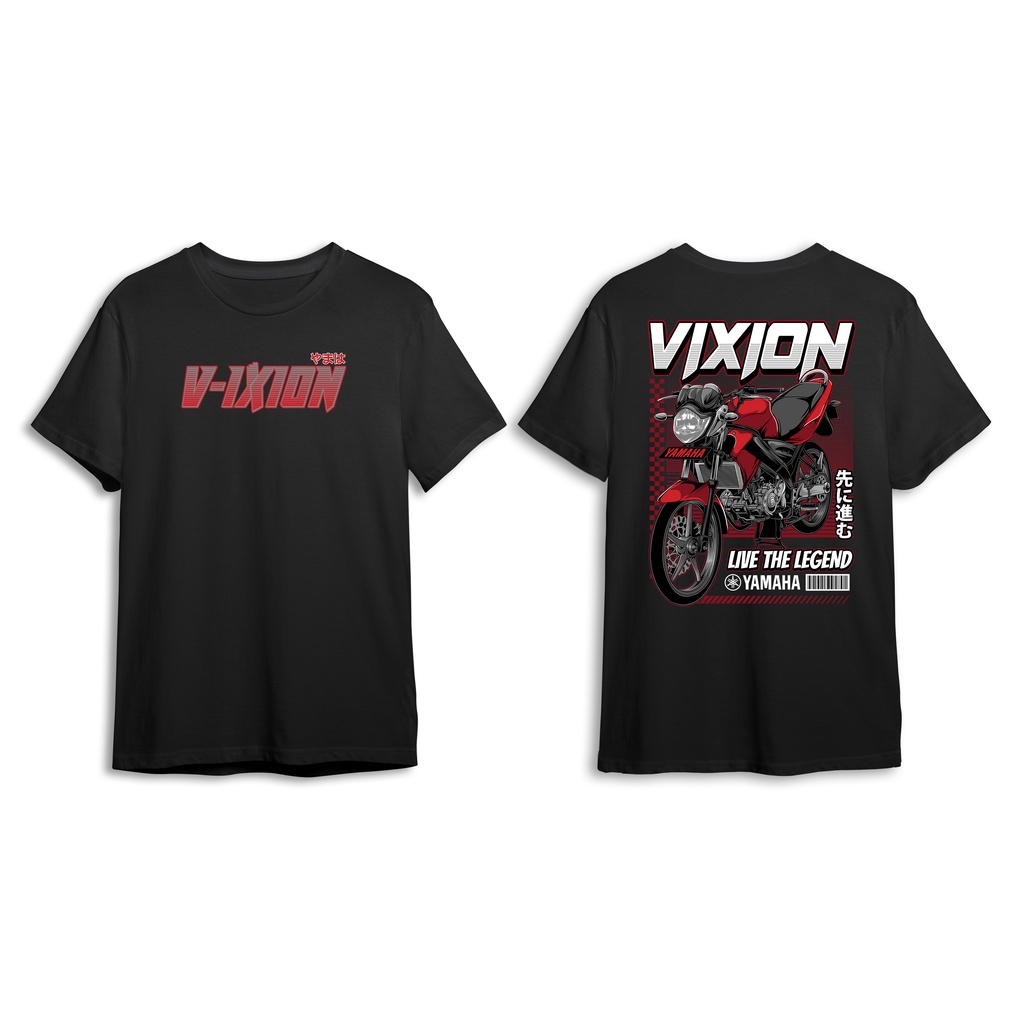 KAOS YAMAHA VIXION OLD BAJU MOTOR VIXION PRIA WANITA