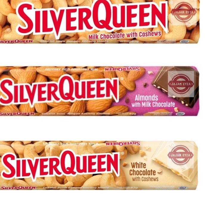 

New SILVERQUEEN 58gr BESAR / SILVERQUEEN CASHEW / SILVERQUEEN ALMOND / COKLAT KILOAN SILVER QUEEN ㅿ