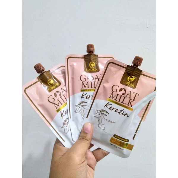 GOAT MILK KERATIN SACHET 50g / CARISTA