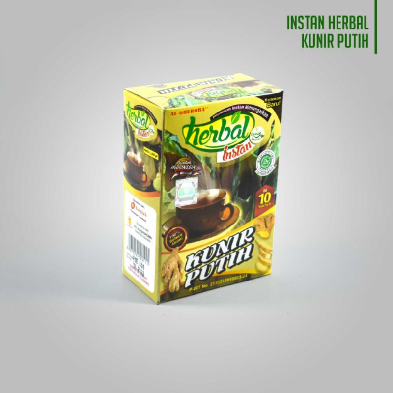 

Minuman Instan Herbal Kunir Putih Serbuk Murah Original