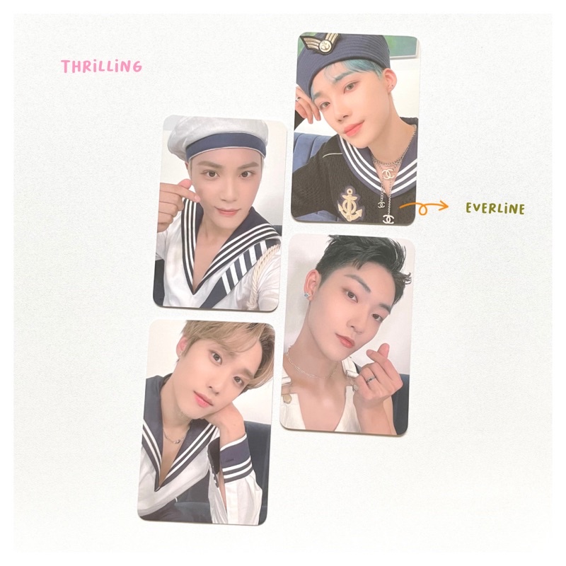 THE BOYZ THRILLING EVERLINE POB / PHOTOCARD BENEFIT / PC / HAKNYEON / JACOB / KEVIN / NEW