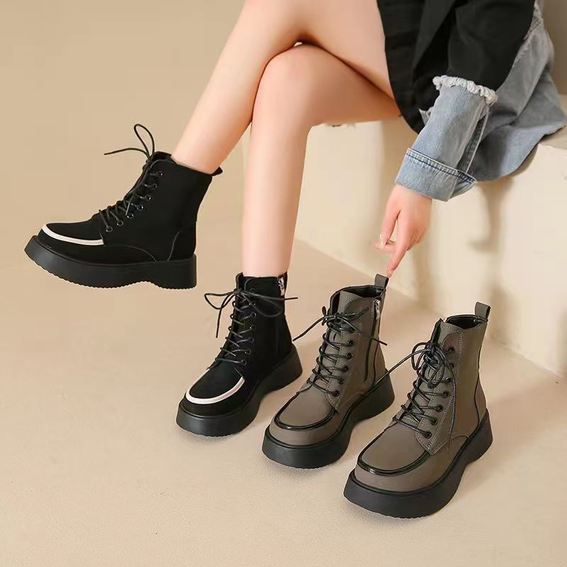 [DF FOOTWEAR] Sepatu Boots Martin Wanita Import Premium Quality DF 623