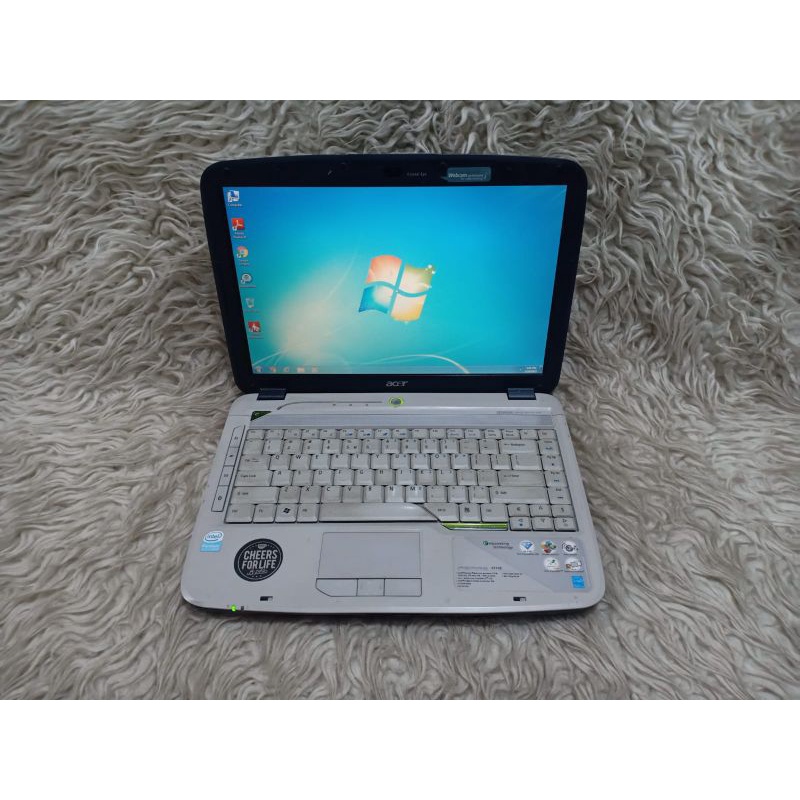 Laptop Acer Aspire 4710 Ram 2gb HDD 320gb core two2 Duo Siap pakai