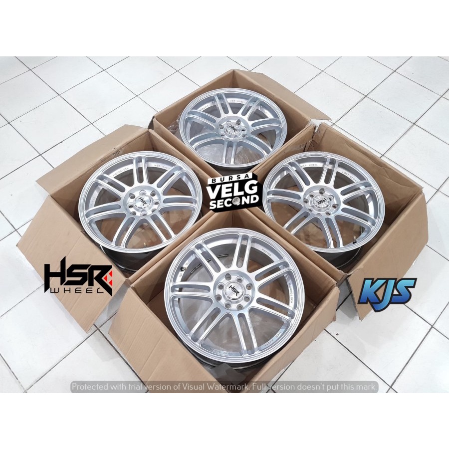 Velg Mobil Bekas Seken Ring 17 BOON HSR R17X7,5 Lubang 4 ET45