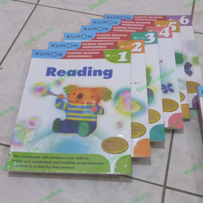 BUKU KUMON BAHASA INGGRIS KELAS 123456 SD READING