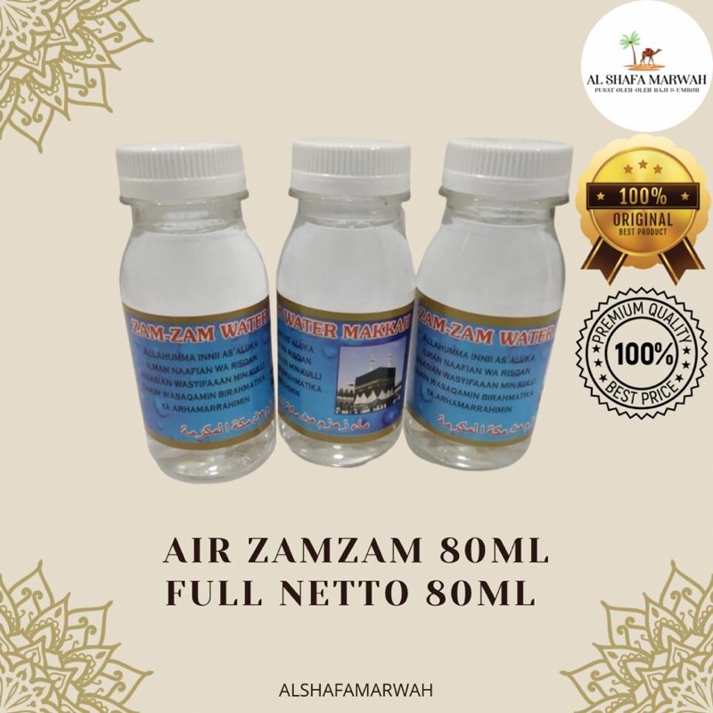 

Air Zamzam 80ml | Air Zamzam Full 80ml