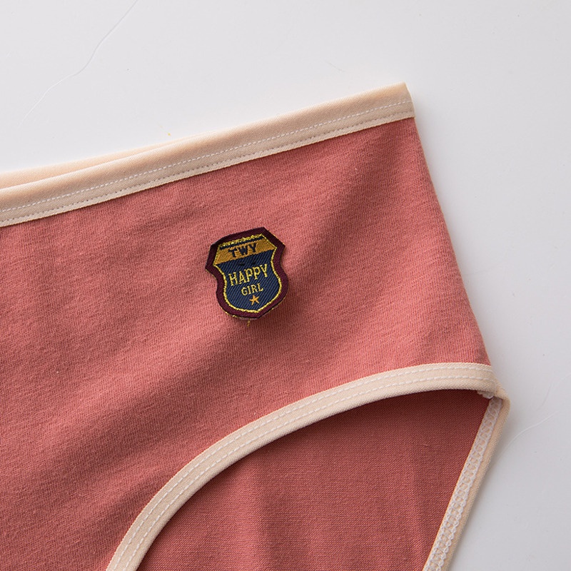 BEE - Celana Dalam Mid Waist Cd Polos Bahan Katun Import Undies Premium CS010