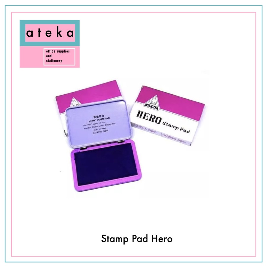

Stamp Pad Hero / Bantalan Stempel - Kecil