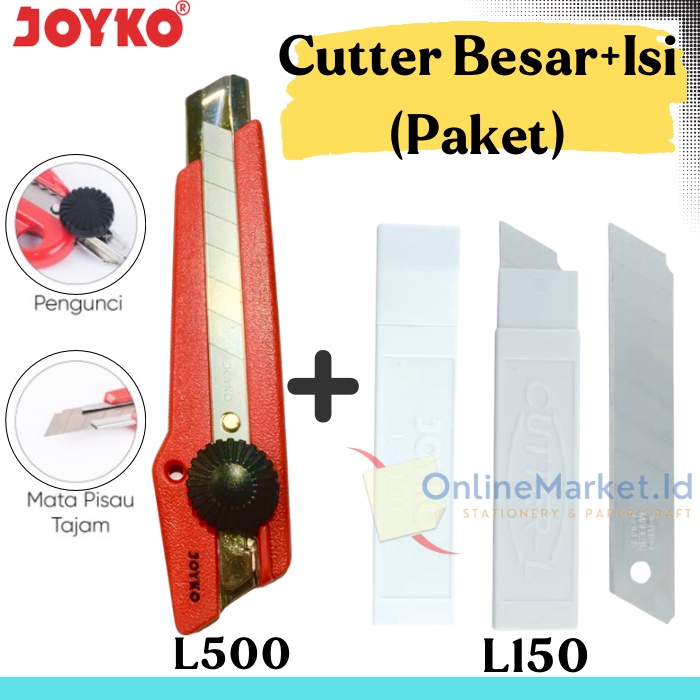 

CUTTER JOYKO L-500/ CUTTER BESAR FREE Refill 1 Tube