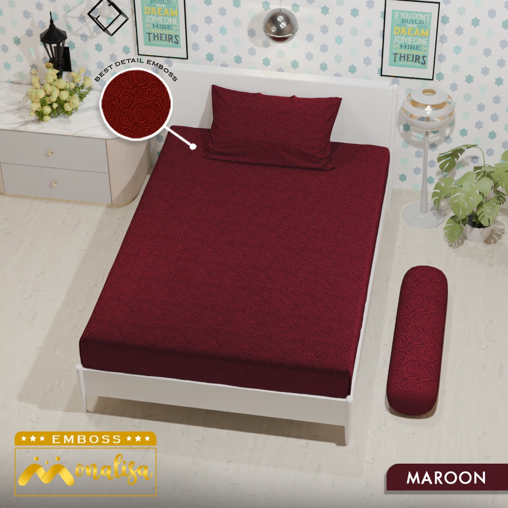 Monalisa Emboss Sprei Jacquard Uk 90 T 20