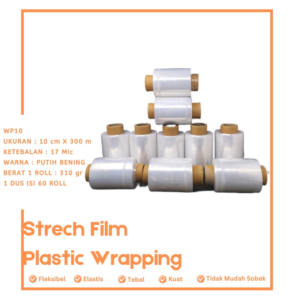 Strech Film Plastik Wrapping (WP10-1 Roll)