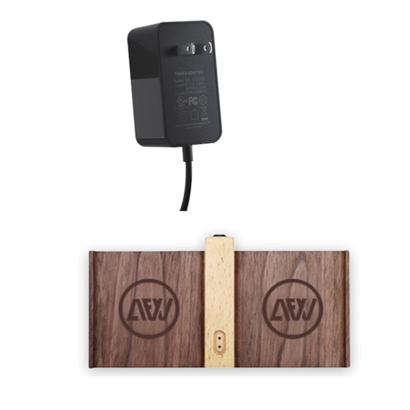 AVIA Wooden Wireless Fast Charging Dual Station 12V3A