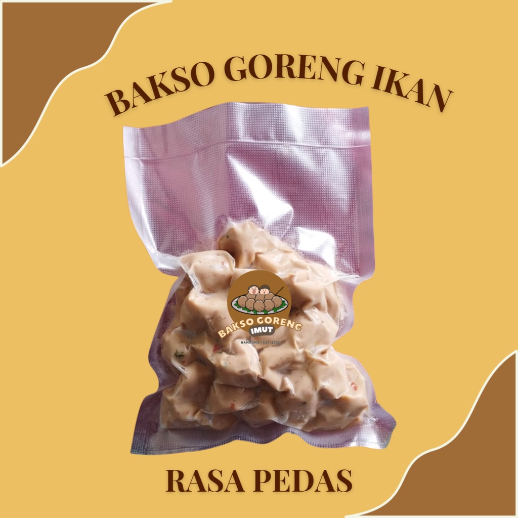 

BAKSO GORENG IKAN BASRENG RASA PEDAS ISI 4O PCS