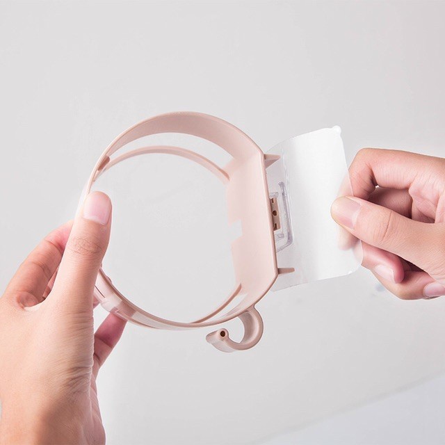 Gantungan Tempel Hairdryer Tanpa Paku Bor Holder Hair dryer Pengering Rambut