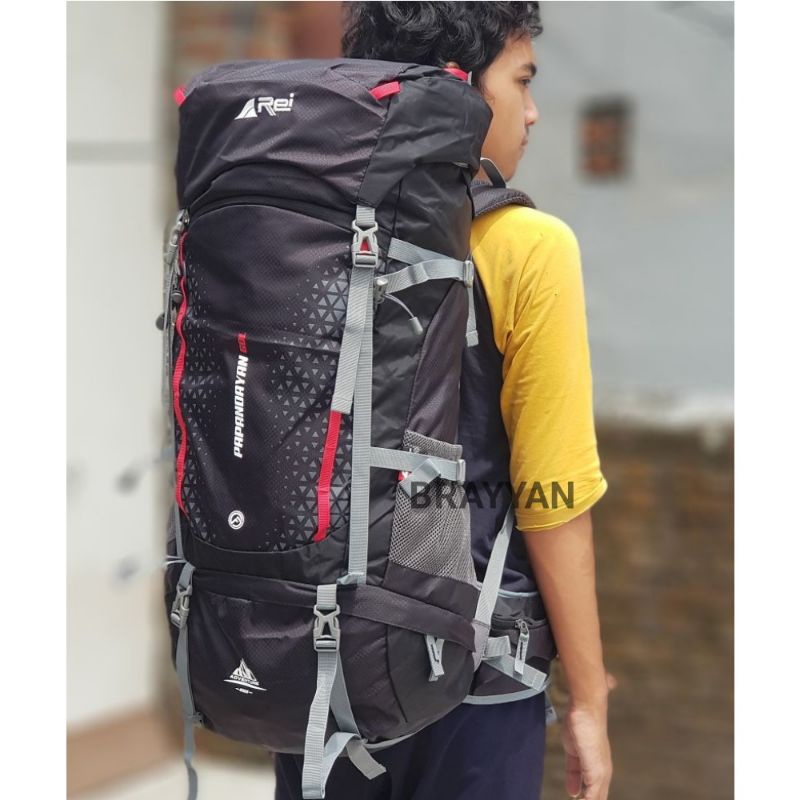 Tas Gunung Arei Papandayan 60L Original Carrier Outdoor Pria Wanita