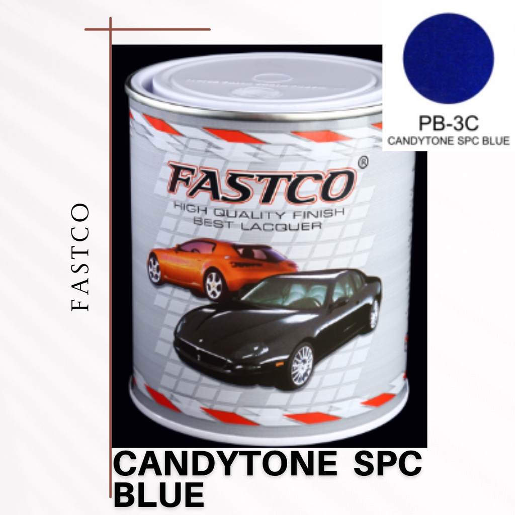 Fastco Candytone SPC Blue / Candytone Blue Fastco / Candy Biru / Cat Duco / Cat Mobil / Cat Motor