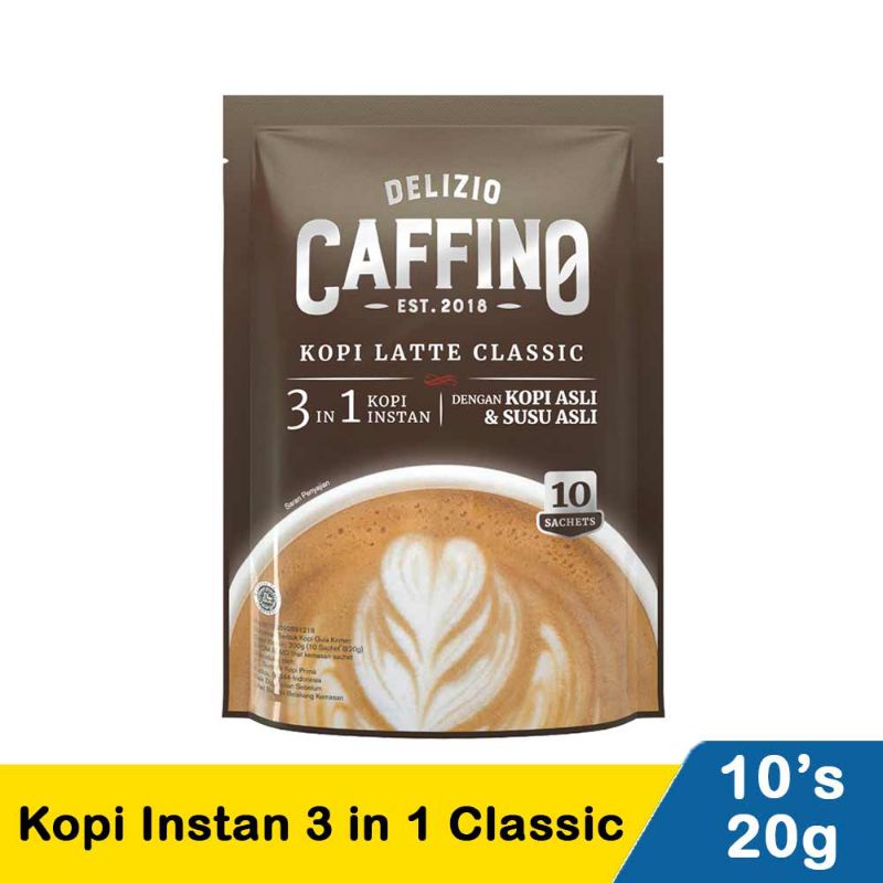 

Caffino Kopi Latte mocca/latte clasik/latte hazelnut kopi Instant 3 in 1