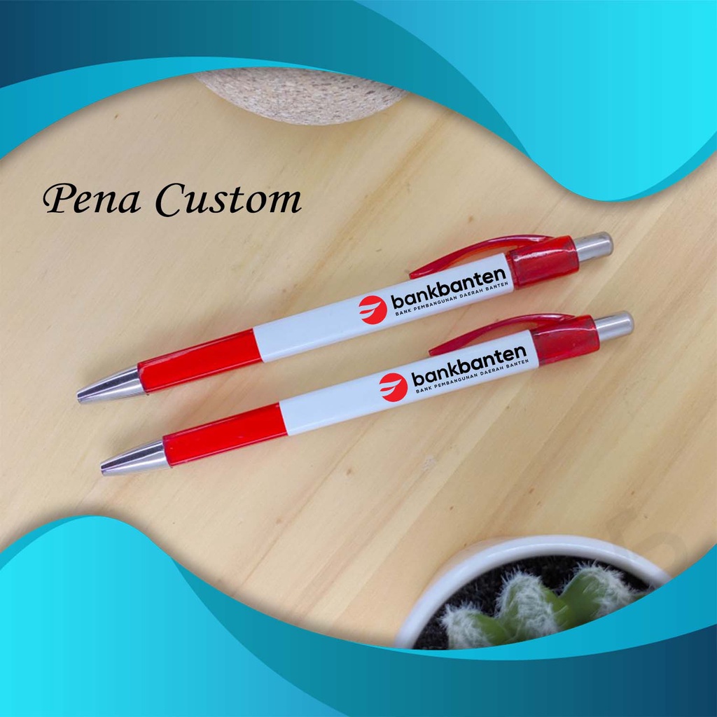 

Pulpen Custom Logo, Ballpoint, Pena Bank BRI, Mandiri, BCA, BNI, Bank Banten, Kantor Pos, JNE, J&T