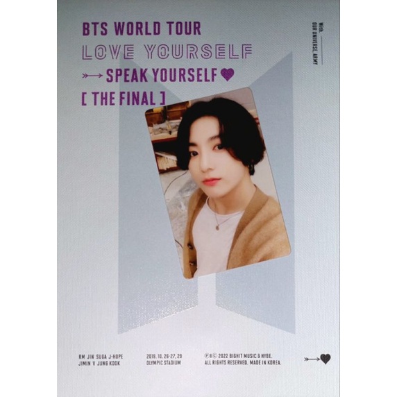 BTS Jungkook RPC DVD Speak Yourself [The Final]