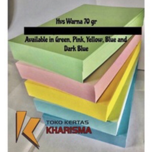 

Termurah! HVS WARNA 70 Gram