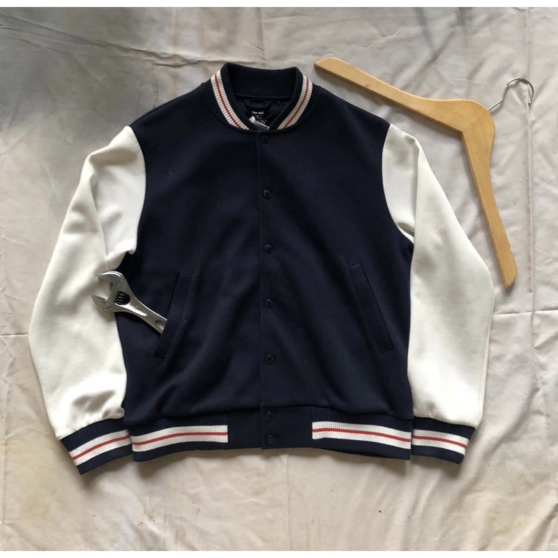 Jaket varsity Bomber Uniqlo x Peanuts BNWT