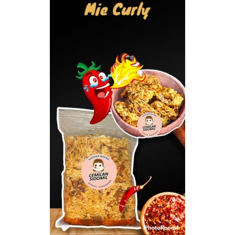 

Mie Curly Pedas Daun Jeruk Sidomil 500gr /Mie Kriting/Mie Krenyes/Mie Goreng