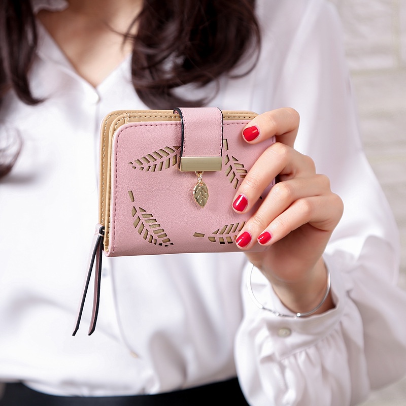 Dompet Lipat Mini Wanita Korean Fashion Trendy Fashion Wallet