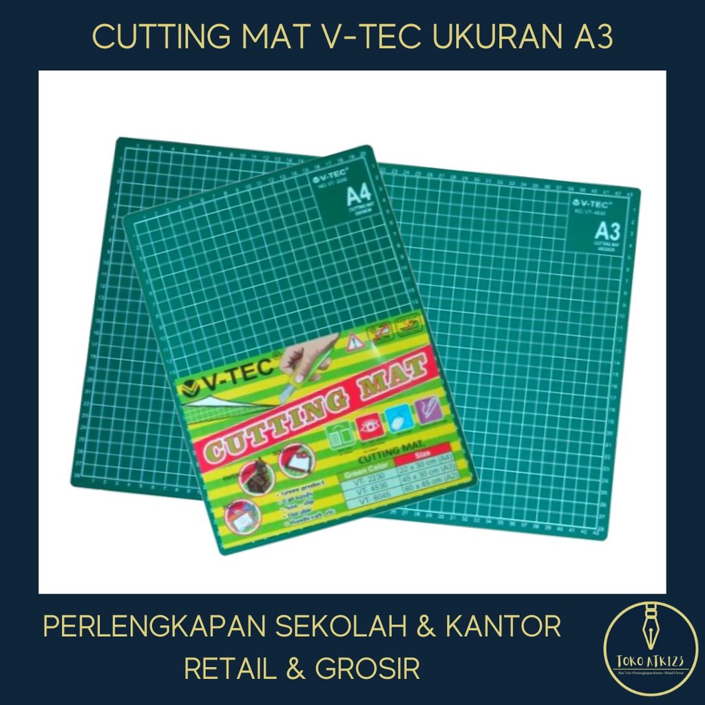 Cutting Mat / Alas Potong Kerajinan V-Tec Size A3 45x30cm