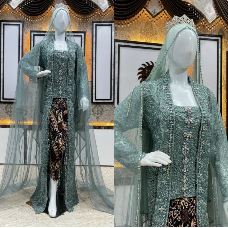 KEBAYA AKAD FUll PAYET BEREKOR //KEBAYA//GAUN