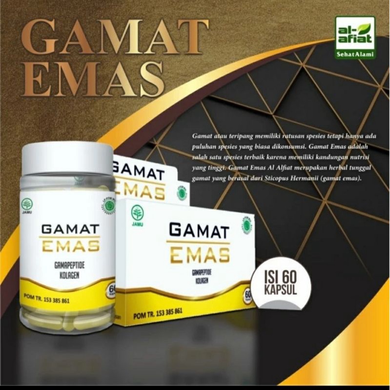 GAMAT EMAS KAPSUL 100% ORIGINAL