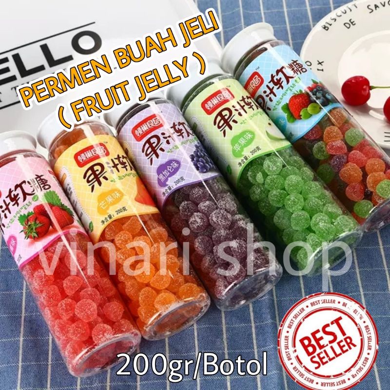 

Permen Buah Jeli 200gr/FRUIT JELLY/Marshmallow