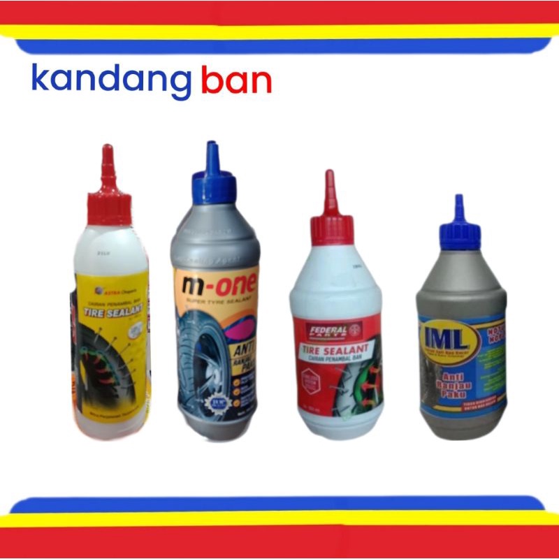 CAIRAN ANTI BAN BOCOR UKURAN 350 ML MERK M ONE, FEDERAL, IML, ASPIRA 100% ORIGINAL, UNTUK SEMUA BAN TUBLES