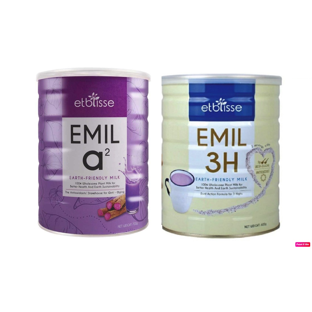 

Etblisse Emil a2 Antioxidant Purple Vision Dairy Free Milk 700g 3H Heart Friendly 600g
